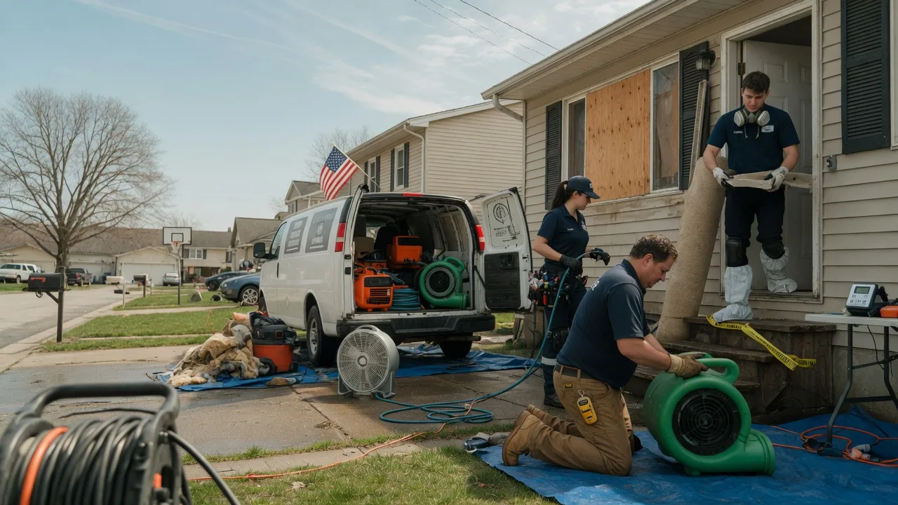 Water Damage Restoration in Wadesville, IN near me